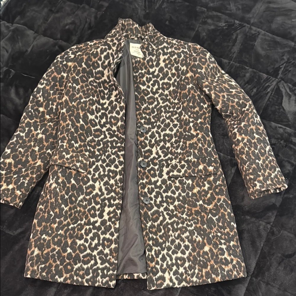 Old Navy Leopard Print Women's Coat